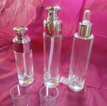 Glass cosmetic containers new