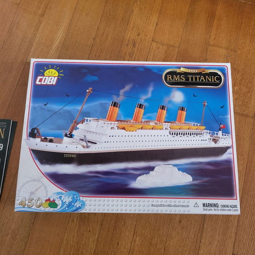 Titanic new in box large ship