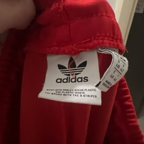 Adidas tracksuit red like new, size M