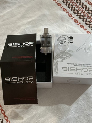 Bishop MTL RTA rebuildable vape atomizer