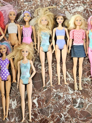 Κούκλες Barbie μεταχειρισμένες, πακέτο 11 τεμαχίων