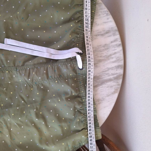 Men's khaki polka dot swim shorts xxl used, Waves Swimming Gear