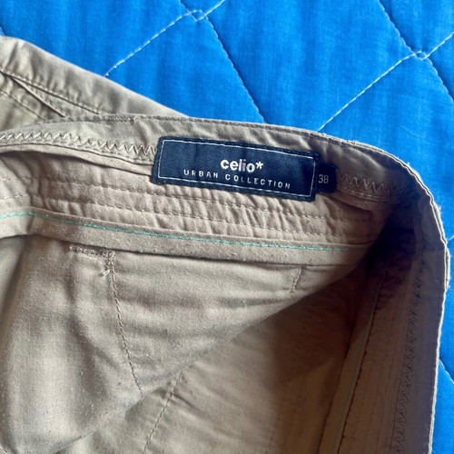 Celio men's beige chino shorts like new, size S