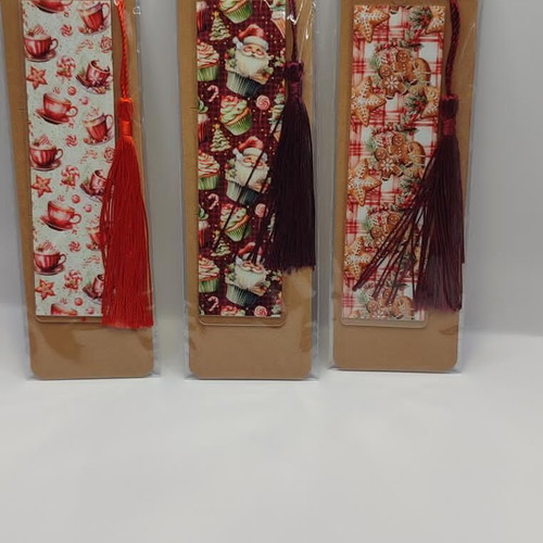 Set of 3 Christmas bookmarks new