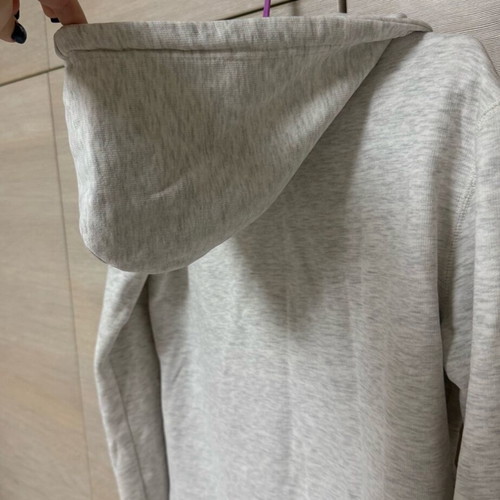 Oysho cotton zip-up hoodie sweater cardigan like new, grey beige