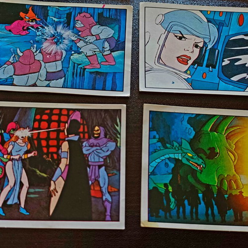 Panini Masters of the Universe Sticker Set 8 Retro 80s Like New