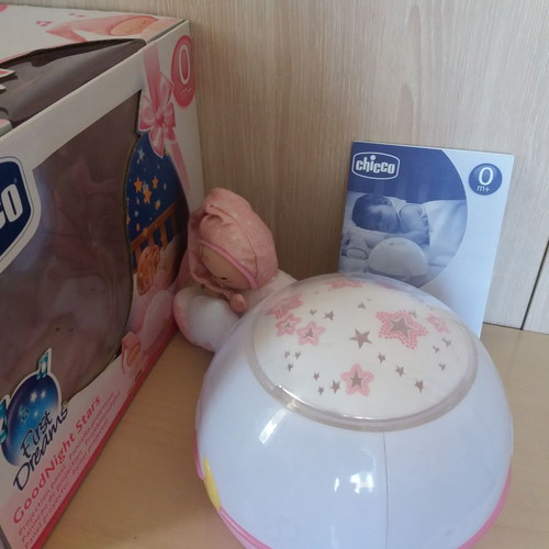 Chicco προβολέας ελάχιστα χρησιμοποιημένος με μουσική και αστέρια