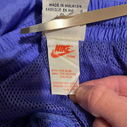 Nike International Purple Vintage Nylon Pants Size L Like New