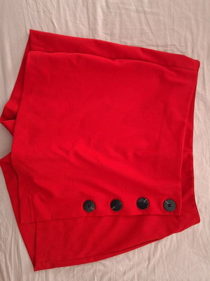 Bershka Skort νούμερο 36 σαν καινούργιο, κόκκινο