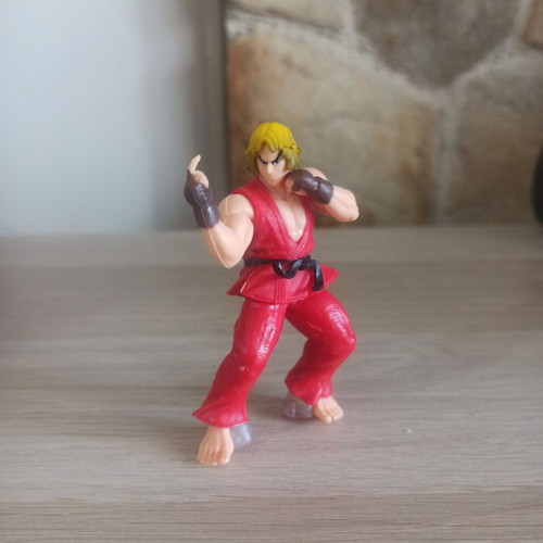 3D Ken and Ryu Street Fighter figures new