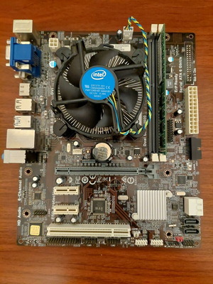 SET MOTHERBOARD H81H3-M3 + CPU i3 4160 + 4GB RAM DDR3 + CPU COOLER