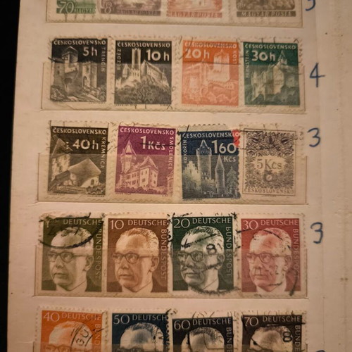 Stamps like new, mixed countries and years, full lot