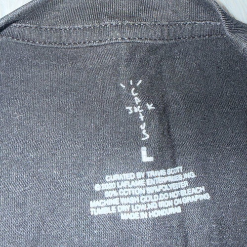 Travis Scott x McDonald's Cactus Jack T-shirt Large like new, black