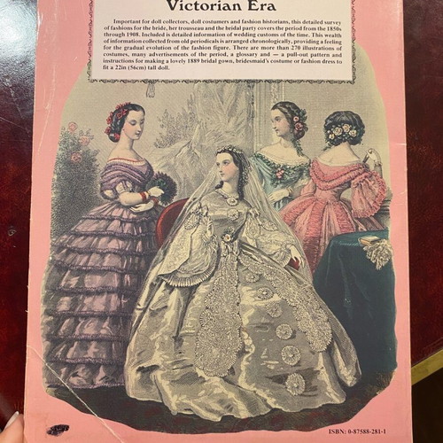 Bridal Fashions Victorian Era book used, English