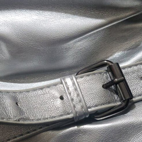 David Jones crossbody bag silver like new, 25x17 cm