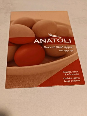 Anatoli red egg dye new sealed package