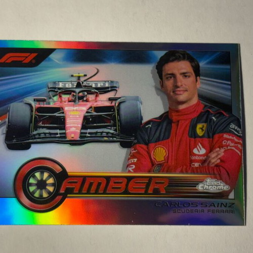 2023 Topps Chrome Formula 1 Carlos Sainz Camber card like new