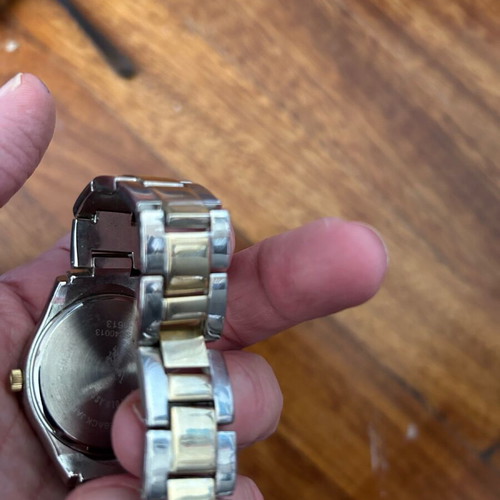 U.S. Polo Assn. women's two-tone watch with zircon used