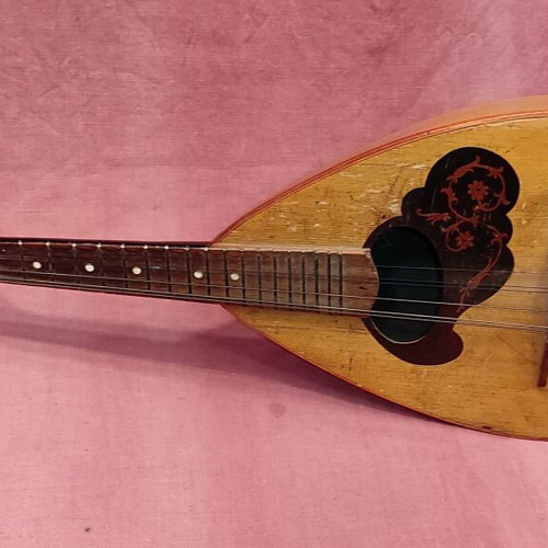 Mandolin Russian handmade 1950 used, length 65cm