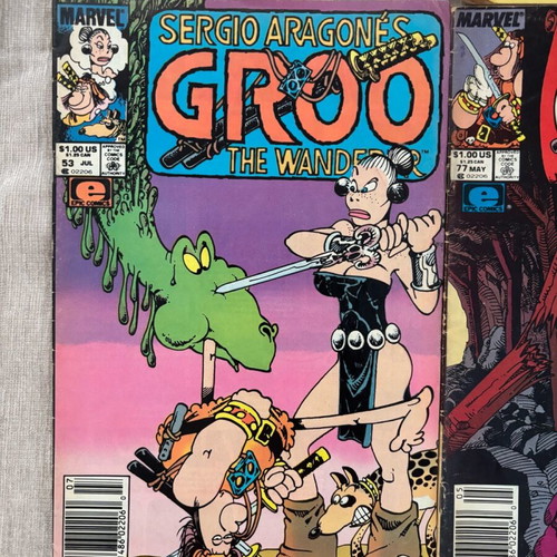 Groo The Wanderer Marvel Comics 1987-1991 used comic pack