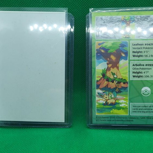 Pokemon sticker and fine art Leafeon and Arboliva in excellent condition
