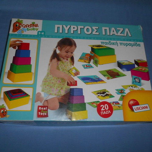 Πύργος παζλ μεταχειρισμένο εκπαιδευτικό παιχνίδι Real Toys