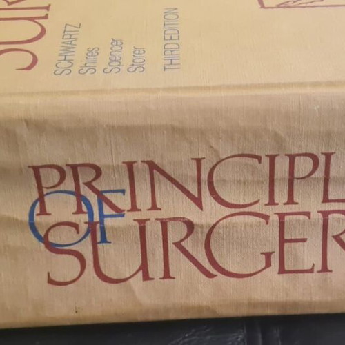 Principles of Surgery Schwartz third edition hardcover used book