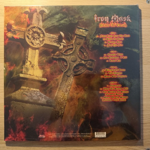 Iron Mask Black As Death 2LP Gatefold vinyl new, power metal