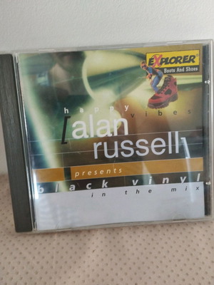 Happy Vibes Alan Russell Present Black Vinyl CD μεταχειρισμένο, ηλεκτρονική