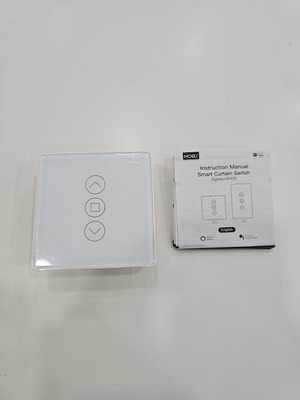 MOES Zigbee Smart Curtain Switch νέος έξυπνος διακόπτης κουρτίνας με RF433 και γυάλινη επιφάνεια