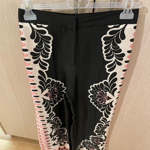 Zara high-waisted pants new, black and pink