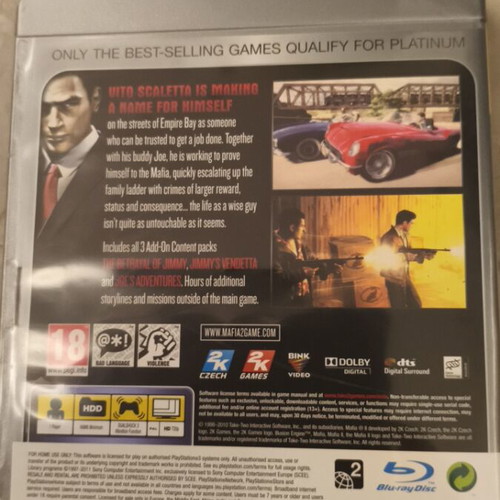 Mafia 2 PS3 game