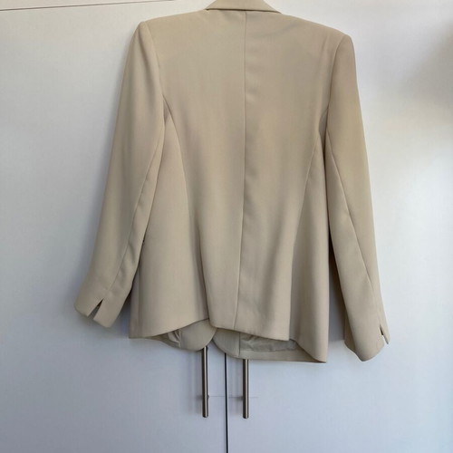 Vintage Y2K cream beige skirt suit set, mermaid style