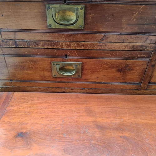 British military chest of drawers used, late 19th century