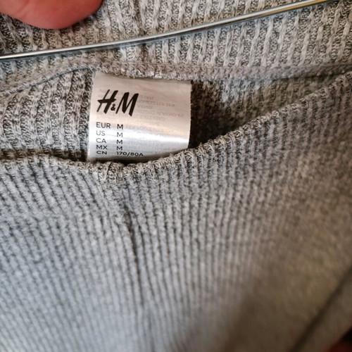 H&M set for home and sleep like new, gray, size M
