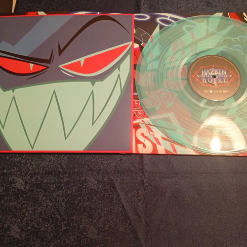 Hazbin Hotel Season 2 Voxtek Blue Clear Vinyl like new