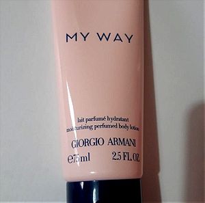 Armani My Way body lotion