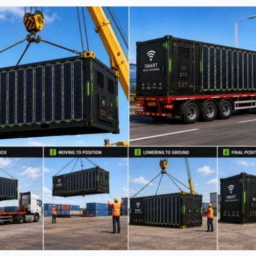 Smarton Solar Containers i boxes autonomous solar container model DVFA 5 20 ft
