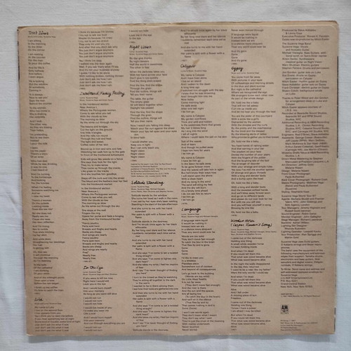 Suzanne Vega Solitude Standing vinyl record used, rock