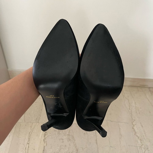 Steve Madden Intrude black suede pumps new, 12 cm heel