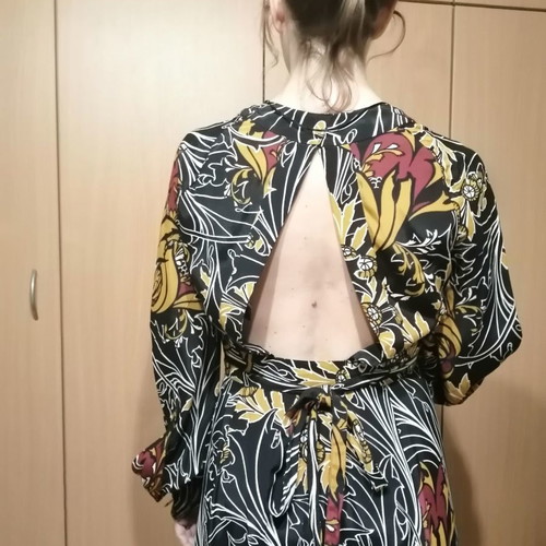 Φόρεμα Zara Medium κρουαζέ εξώπλατο καινούργιο μαύρο