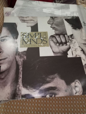 Simple Minds Once Upon a Time vinyl record, Greek edition 1985