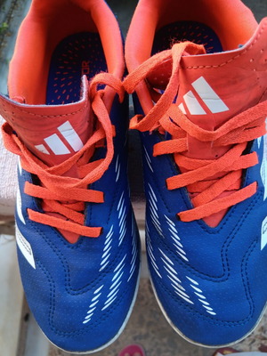 Adidas Predator παπούτσια μεταχειρισμένα, μέγεθος 36, μπλε και κόκκινα
