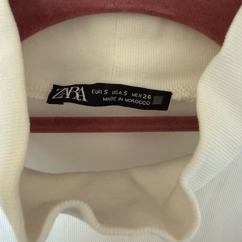 Zara cotton blouse new, white, size S
