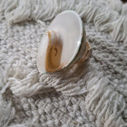 Ring oversized summer shell design new 52 mm