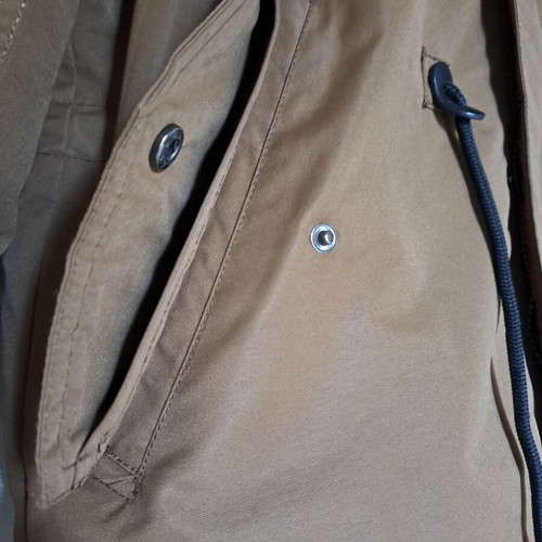 Ice Tech Long Parka Jacket like new, brown, men's L