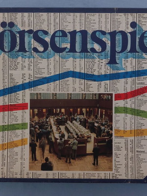 Borsenspiel Vintage Board Game Like New with Greek Instructions