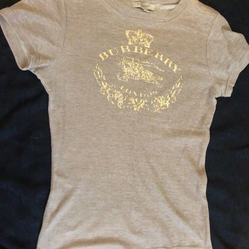 Burberry women's T-shirt beige XS like new