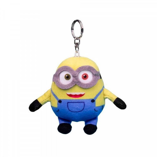 Minions Talking Plush 1973 keychain new, yellow