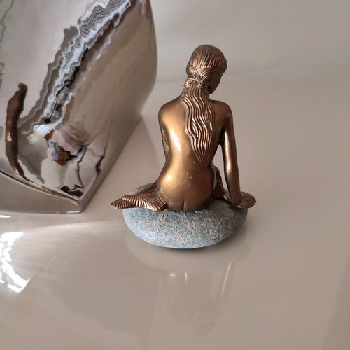 The Little Mermaid Statue Souvenir From Copenhagen in Excellent Condition